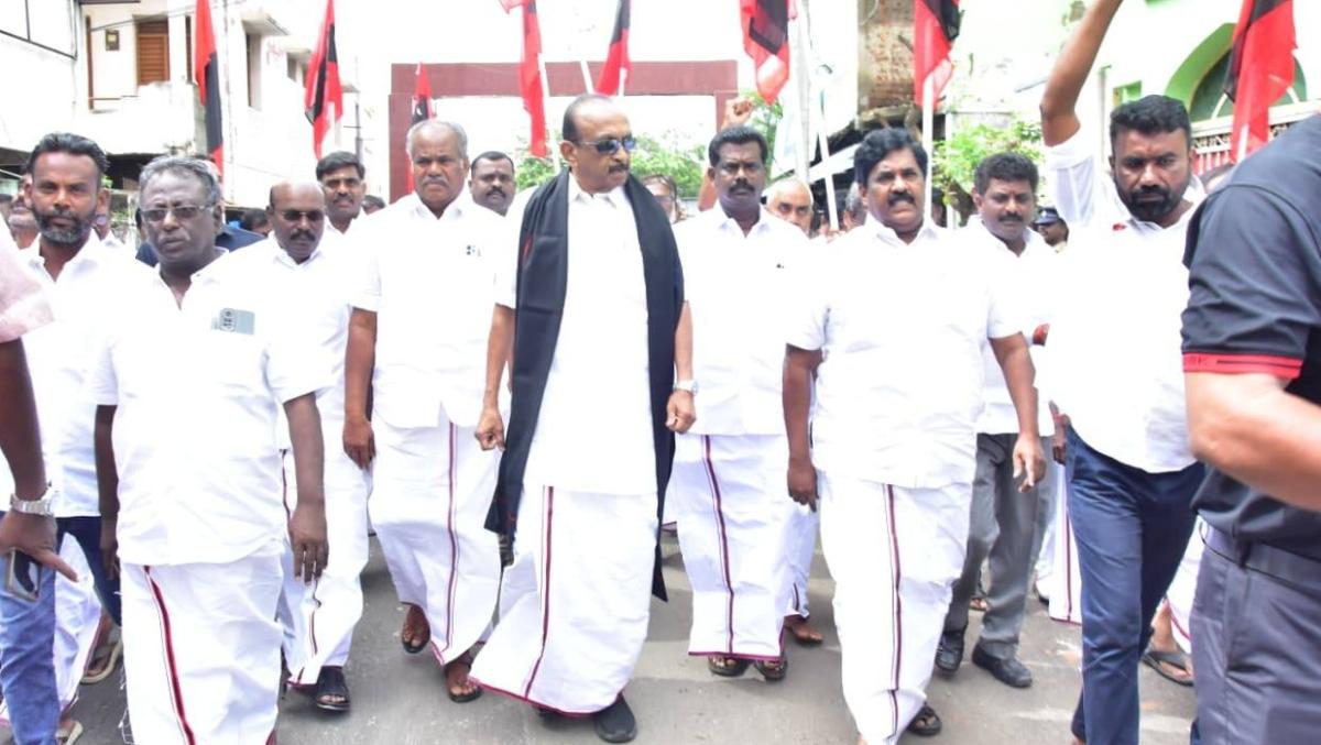 போதை கலாச்சாரத்திற்கு எதிராக வைகோ நடைபயணம்