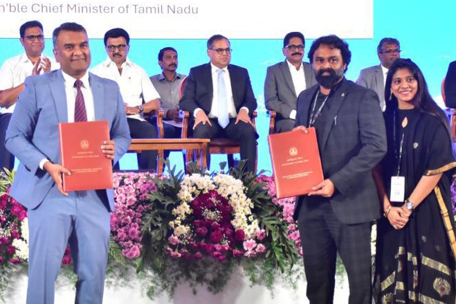 தமிழகம் வளர்கிறது மாநாட்டில் சத்யம் பயோ நிறுவனம் புரிந்துணர்வு ஒப்பந்தம்.