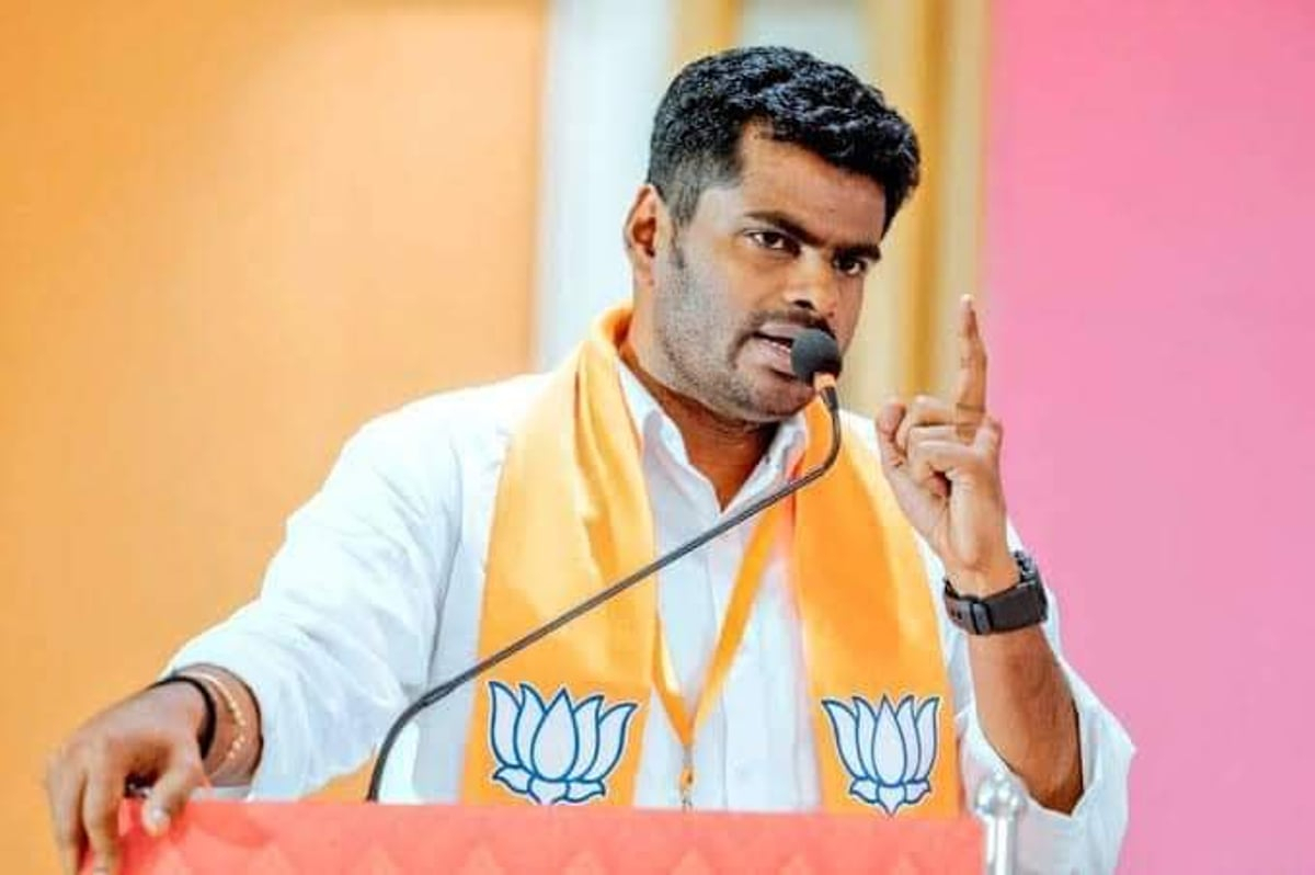அமைச்சர் நேரு மீது வழக்குப்பதிய அண்ணாமலை வலியுறுத்தல்