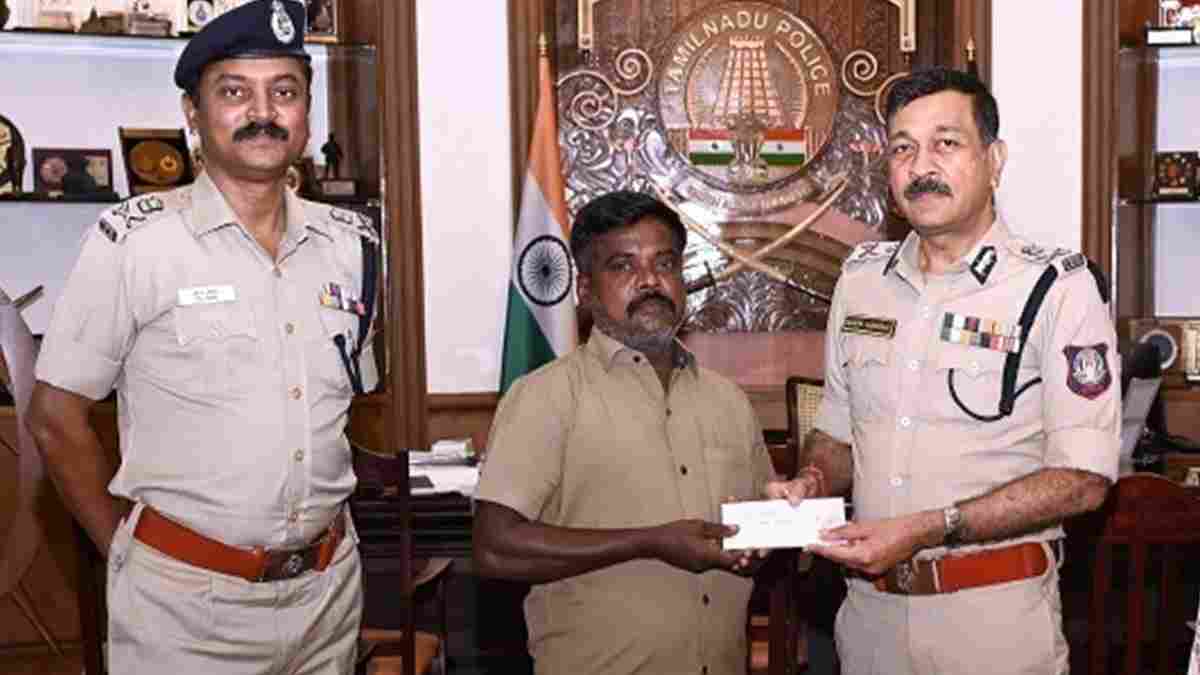  8 வயது சிறுமியை கடத்தும் முயற்சி முறியடிப்பு:  ஆட்டோ ஓட்டுநரை டிஜிபி பாராட்டு
